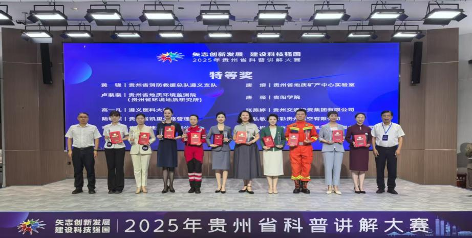 喜报！学校师生在2025年贵州省科普讲解大赛中斩获佳绩